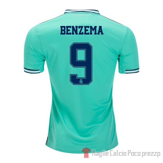 Maglia Real Madrid Giocatore Benzema Terza 2019/2020 - Clicca l'immagine per chiudere